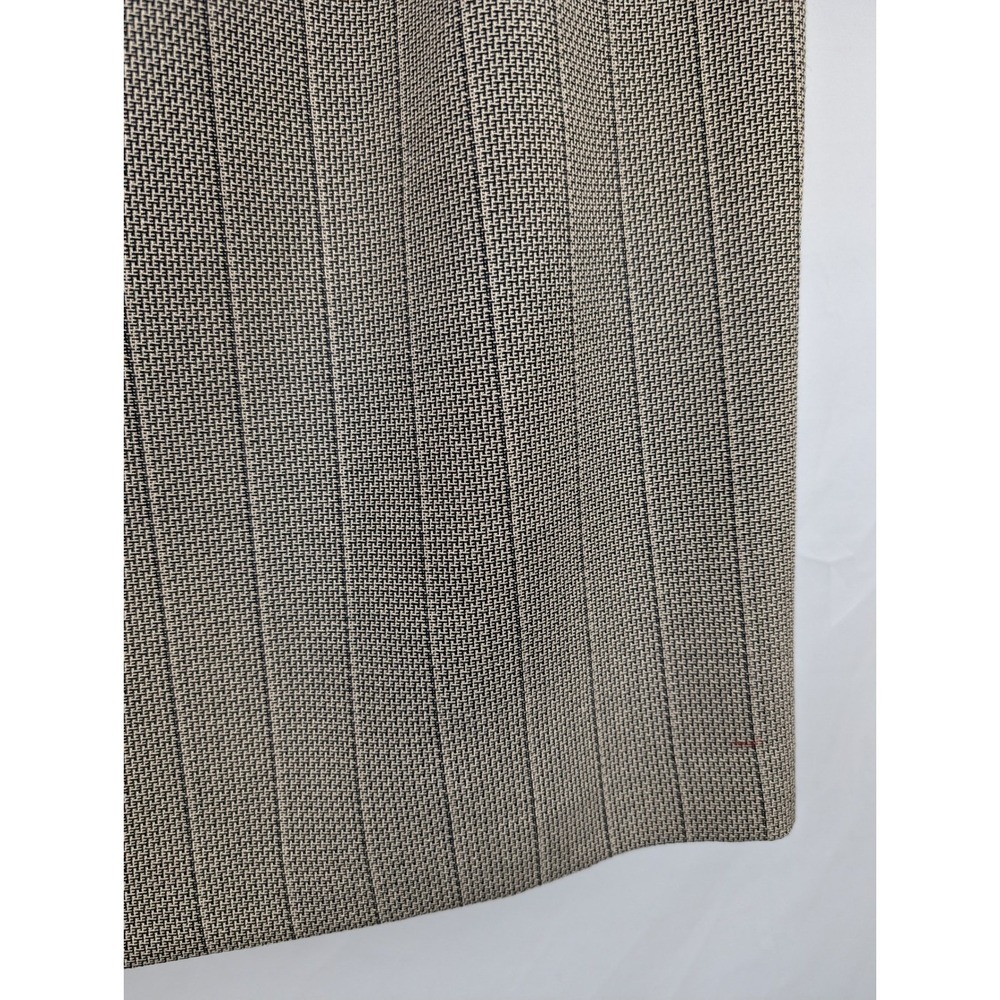 Vintage Nordstrom Pleated Midi Skirt Size 16 Black Tan Preppy Academia Deadstock - Picture 3 of 9